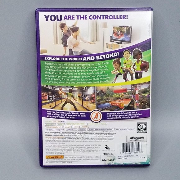 Microsoft Kinect Adventures Xbox 360 Game - Picture 6 of 6